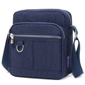 7660 Nylon Casual Shoulder Handbag Multi Pocket Crossbody Bag Waterproof